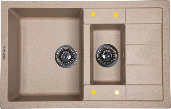 Изображение товара Мойка кухонная Ecoshtein Rechteck 781.5 (песочный)