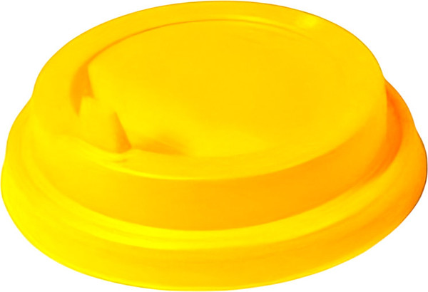 Изображение товара Набор крышек для стаканов Паксервис УК-90К / 288454 (200шт, желтый)