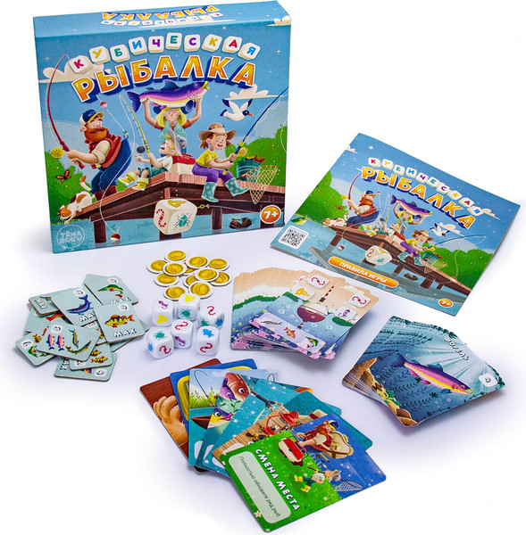 Изображение товара Настольная игра ТЕМА BREW Кубическая рыбалка / 294023