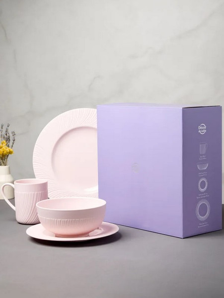 Изображение товара Набор для чая/кофе Decor de table Рассвет DDT-4206 (розовый)