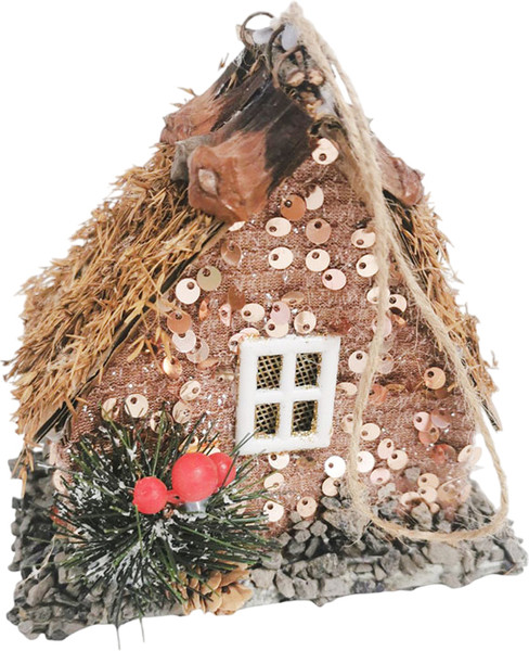 Изображение товара Елочная игрушка MONAMI Домик 13D-222