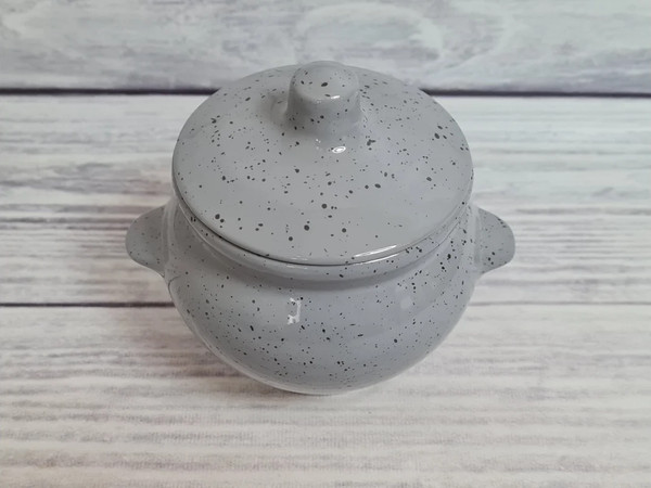 Изображение товара Горшочек для запекания Борисовская керамика 109527 (туман)