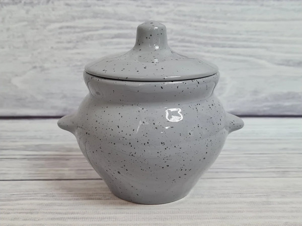 Изображение товара Горшочек для запекания Борисовская керамика 109527 (туман)