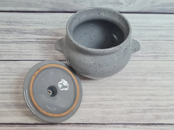 Изображение товара Горшочек для запекания Борисовская керамика 109527 (туман)