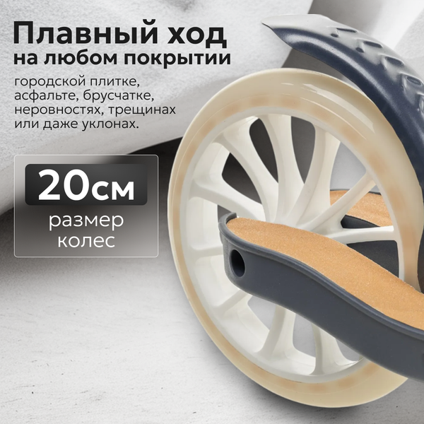 Изображение товара Самокат городской Ricos Dart JSCT1 (темно-синий)