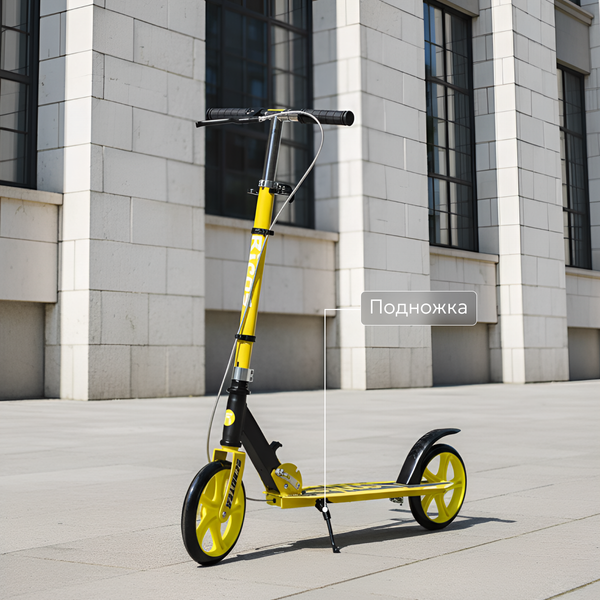 Изображение товара Самокат городской Ricos Shine JSCM6698 (желтый)