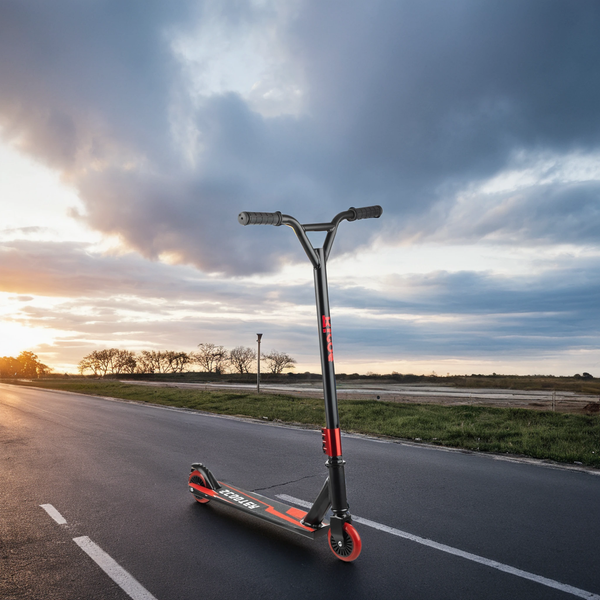 Изображение товара Самокат трюковый Ricos Zing JSCJ100S (черный/красный)