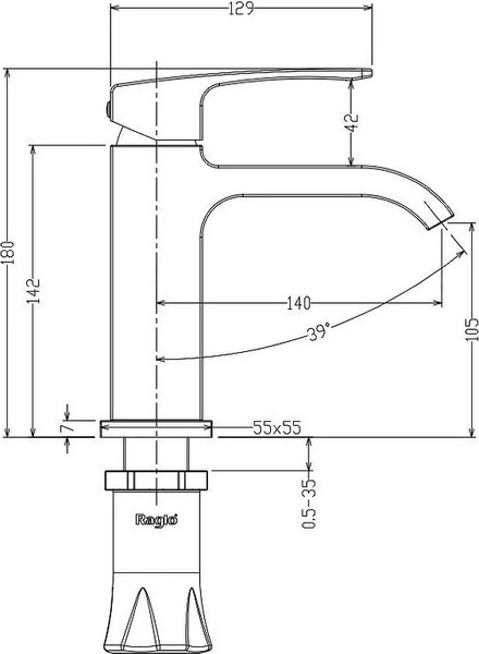 Изображение товара Смеситель Raglo R02.10.09