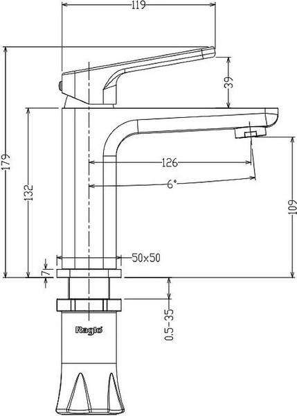 Изображение товара Смеситель Raglo R51.10.06