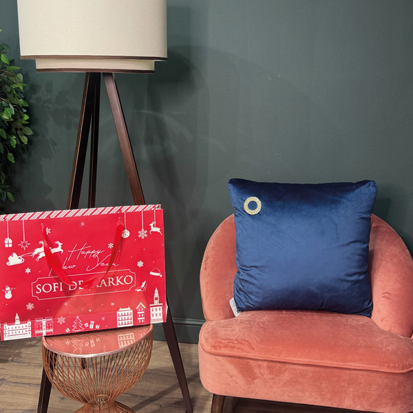 Изображение товара Подушка декоративная Sofi de Marko Адора 55x55 / Под-Ад-55x55с (синий)