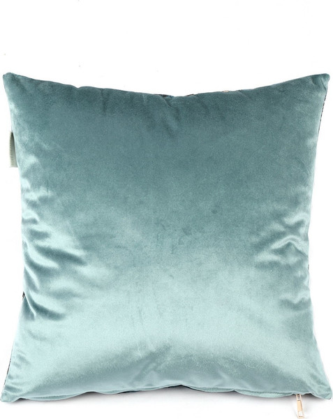 Изображение товара Наволочка декоративная Sofi de Marko Мрамор 45x45 / Нав-Мг-45x45 (голубой)