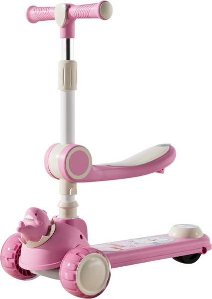 Изображение товара Самокат детский Ricos Wave JSCW108 (белый/розовый)