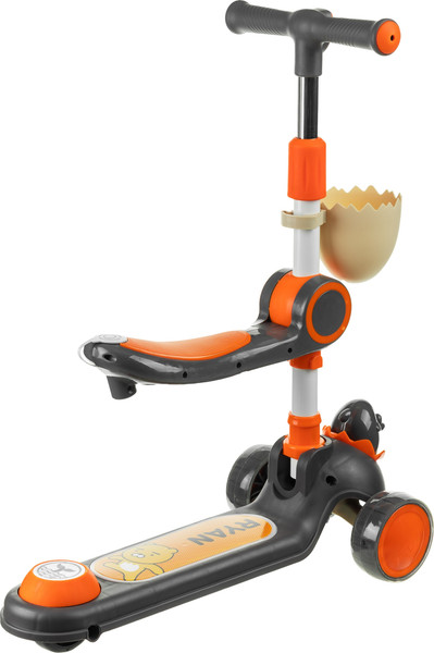 Изображение товара Самокат детский Ricos Wave JSCW108 (серый/оранжевый)
