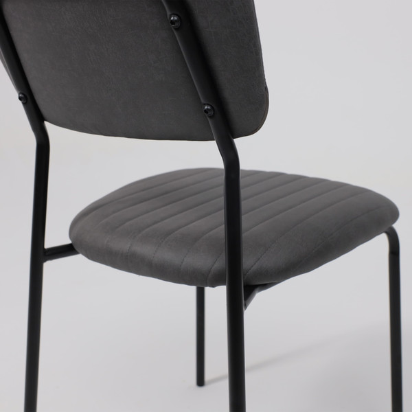 Изображение товара Стул AksHome Rain (ткань, темно-серый винтажный 878-202/черный)