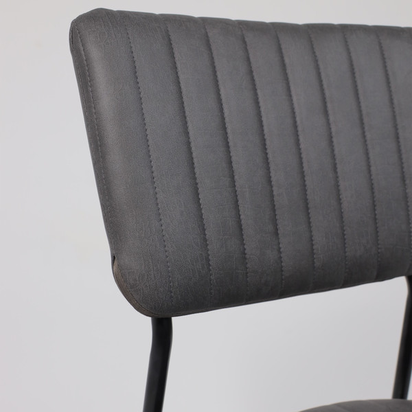 Изображение товара Стул AksHome Rain (ткань, темно-серый винтажный 878-202/черный)