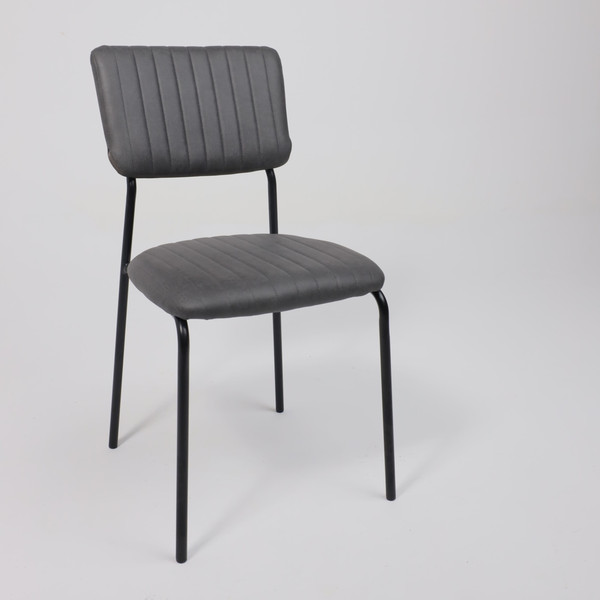 Изображение товара Стул AksHome Rain (ткань, темно-серый винтажный 878-202/черный)