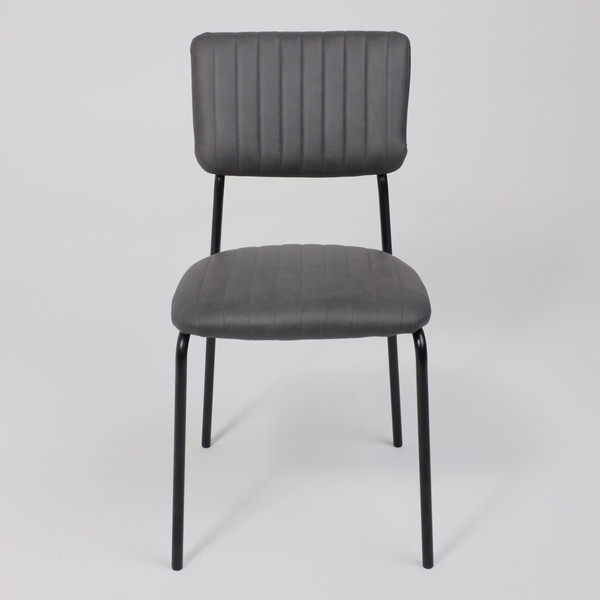 Изображение товара Стул AksHome Rain (ткань, темно-серый винтажный 878-202/черный)