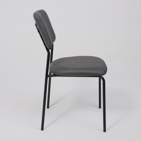 Изображение товара Стул AksHome Rain (ткань, темно-серый винтажный 878-202/черный)