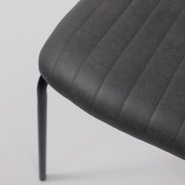 Изображение товара Стул AksHome Rain (ткань, темно-серый винтажный 878-202/черный)