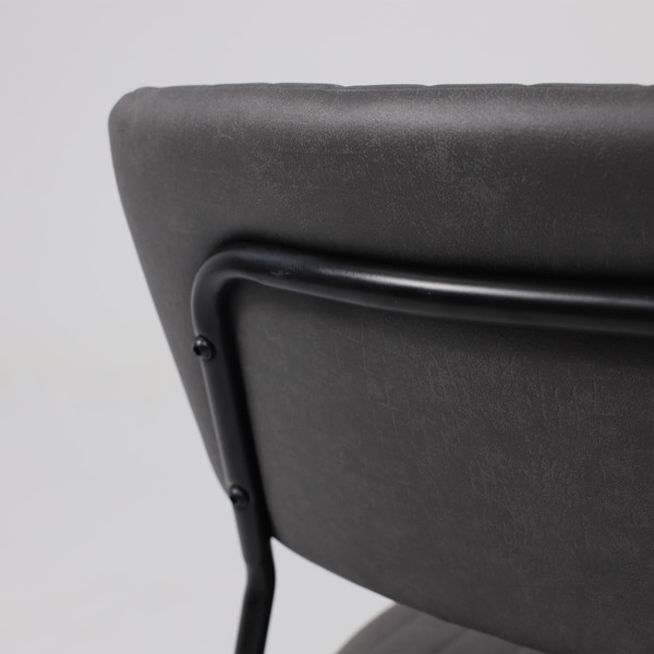 Изображение товара Стул AksHome Rain (ткань, темно-серый винтажный 878-202/черный)