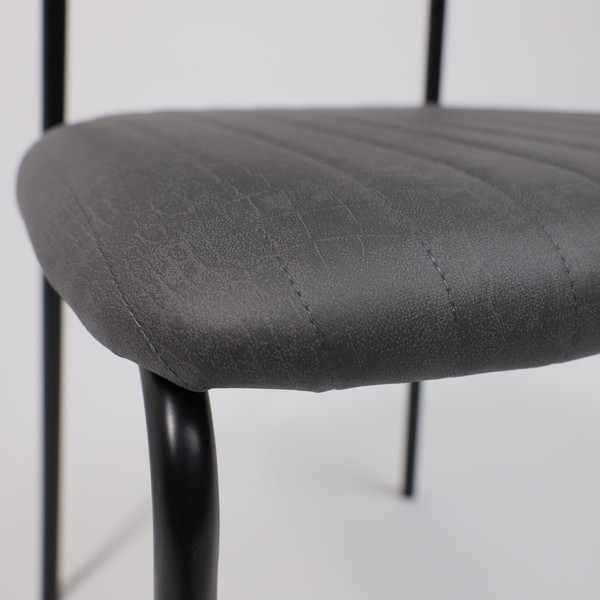 Изображение товара Стул AksHome Rain (ткань, темно-серый винтажный 878-202/черный)