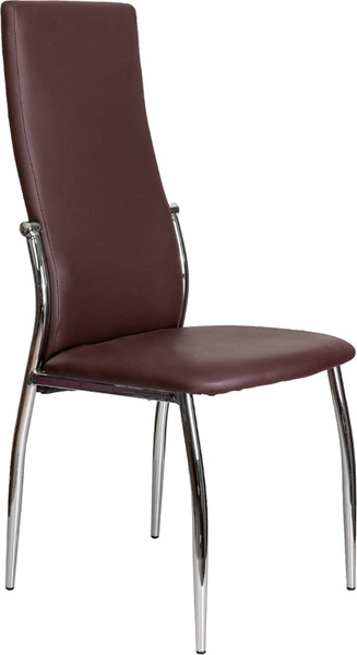Изображение товара Стул AksHome Denver (экокожа, коричневый PU 607/хром)
