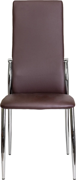 Изображение товара Стул AksHome Denver (экокожа, коричневый PU 607/хром)