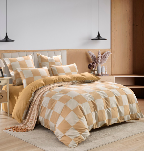 Изображение товара Комплект постельного белья Sofi de Marko Джерри Сатин 1.6 / 1.6-5686 (бежевый)