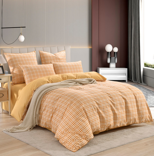 Изображение товара Комплект постельного белья Sofi de Marko Лавр Сатин 1.6 / 1.6-5687 (оранжевый)