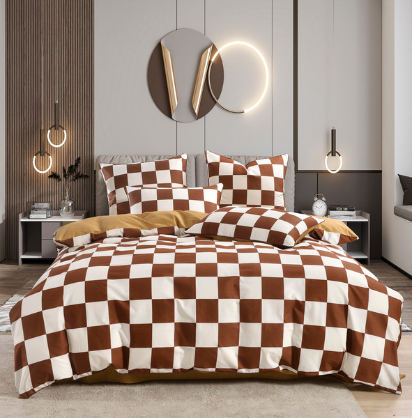 Изображение товара Комплект постельного белья Sofi de Marko Джерри Сатин 7Е / 7Е-5685 (шоколад)