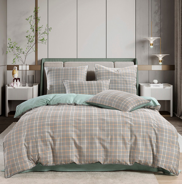 Изображение товара Комплект постельного белья Sofi de Marko Лавр Сатин 7Е / 7Е-5683 (зеленый)