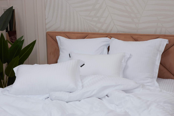 Изображение товара Комплект постельного белья Sofi de Marko Моне Евро 4н / Евро-СС-М-01 (белый)