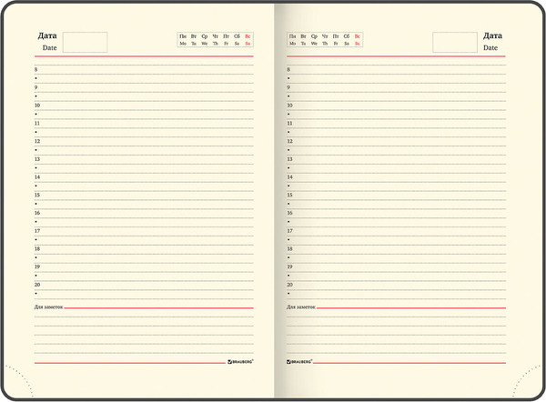 Изображение товара Ежедневник Brauberg Микс яркий / 116238 (160л)