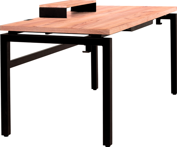 Изображение товара Компьютерный стол Millwood Будапешт 180x80x88.9 с ящиком (дуб золотой Craft/металл черный)