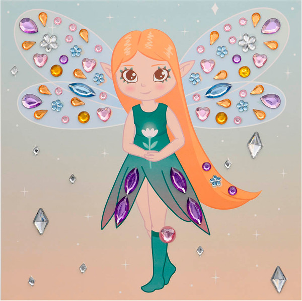 Изображение товара Набор для творчества Каляка-Маляка Аппликация из страз. Фея / АСКМ-ДЕВ