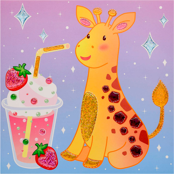 Изображение товара Набор для творчества Каляка-Маляка Яркая мозаика. Жираф ЯМКМ-ЖА