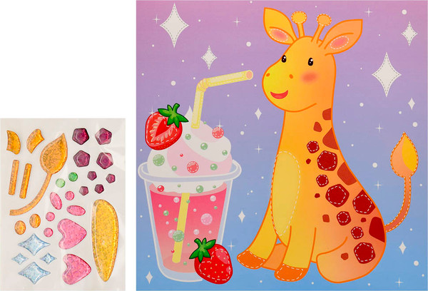 Изображение товара Набор для творчества Каляка-Маляка Яркая мозаика. Жираф ЯМКМ-ЖА