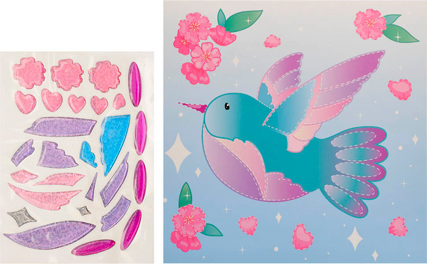 Изображение товара Набор для творчества Каляка-Маляка Яркая мозаика. Птичка ЯМКМ-ПТ