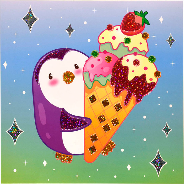 Изображение товара Набор для творчества Каляка-Маляка Яркая мозаика. Пингвин ЯМКМ-МЖ