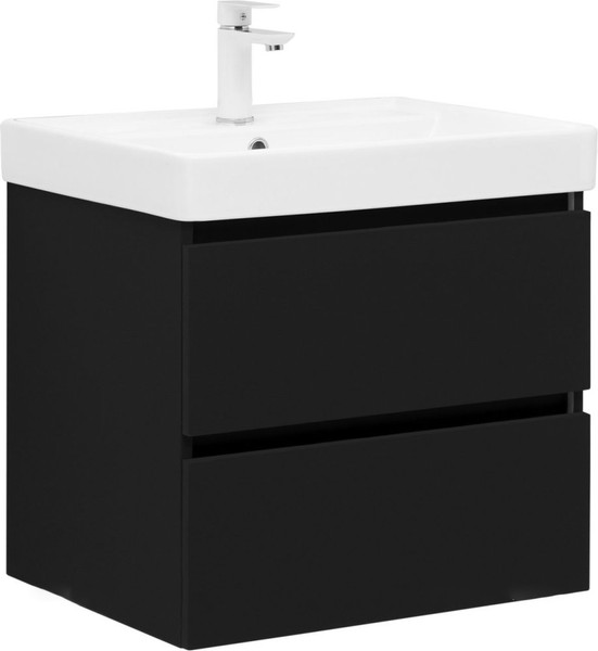 Изображение товара Тумба под умывальник Aquanet Вега 2.0 60 / 337953 (черный)