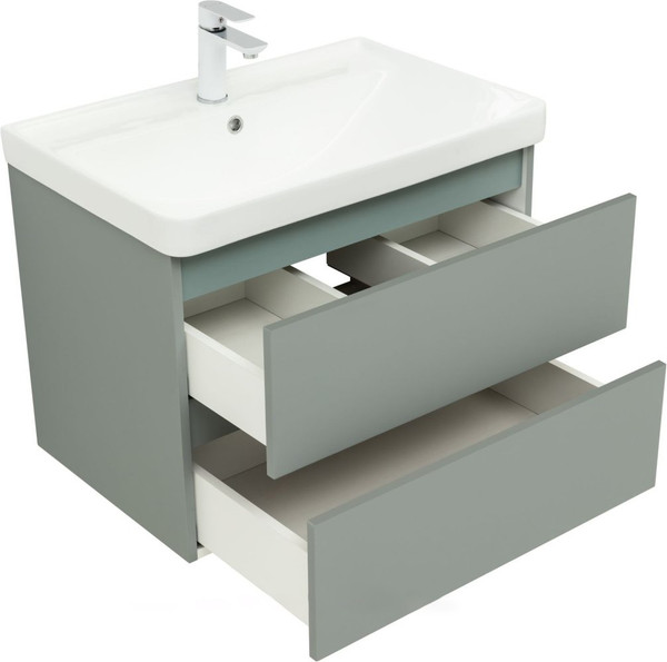 Изображение товара Тумба под умывальник Aquanet Вега 2.0 70 / 337960 (мисти грин)