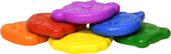 Изображение товара Восковые мелки Каляка-Маляка Зверята КВЗП6 (6цв)