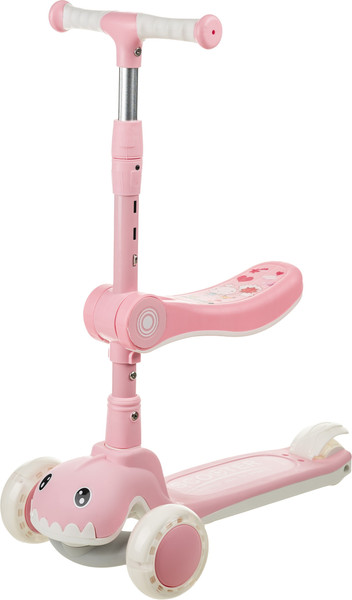 Изображение товара Самокат детский Ricos T-Rex JSCML603B (белый/розовый)