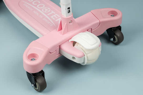 Изображение товара Самокат детский Ricos T-Rex JSCML603B (белый/розовый)