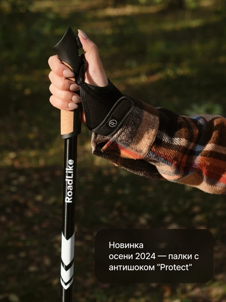 Изображение товара Палка для скандинавской ходьбы RoadLike Protect / 432076 (белый)