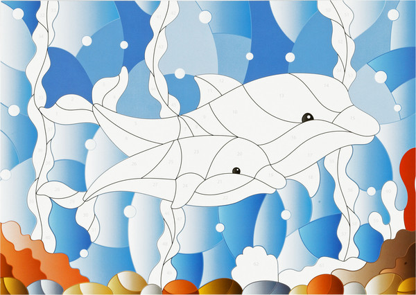 Изображение товара Набор для творчества Три совы Аппликация наклейками. Нежность / АПн_51043