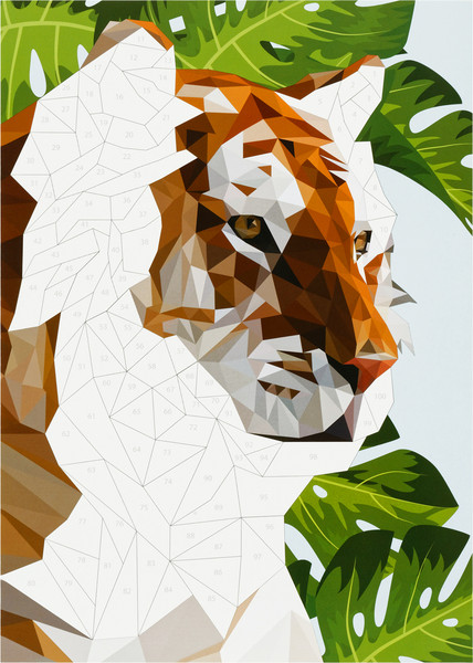 Изображение товара Набор для творчества Три совы Аппликация наклейками. Хищники / АПн_51035