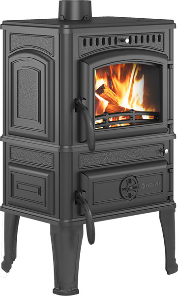 Изображение товара Печь-камин Везувий LV-12 S (антрацит)
