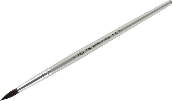 Изображение товара Кисть для рисования ГАММА Арбат. Синтетика №6 / 1701006