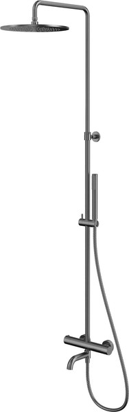 Изображение товара Душевая система со смесителем Whitecross Y1234GM (оружейная сталь)
